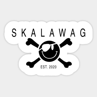 Skalawag for Tie Dying Sticker